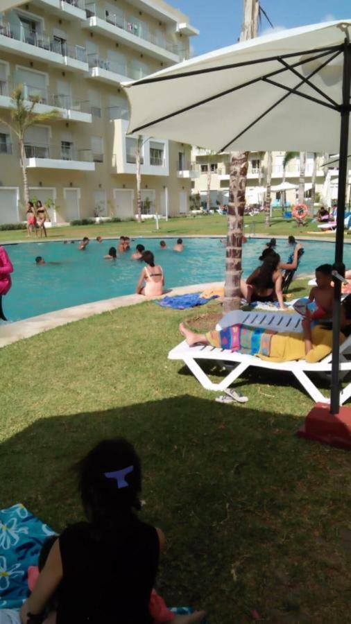 Lux Apartment In Bouznika With Pool Bagian luar foto